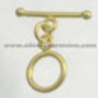 Gold T-bar toggle clasp