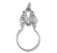 Ornate silver napkin ring